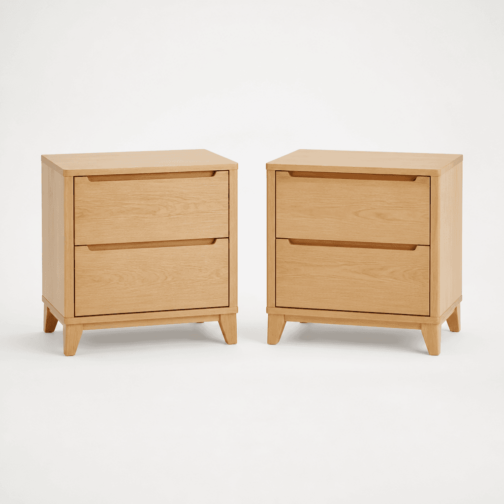 Maple Nightstand Duo