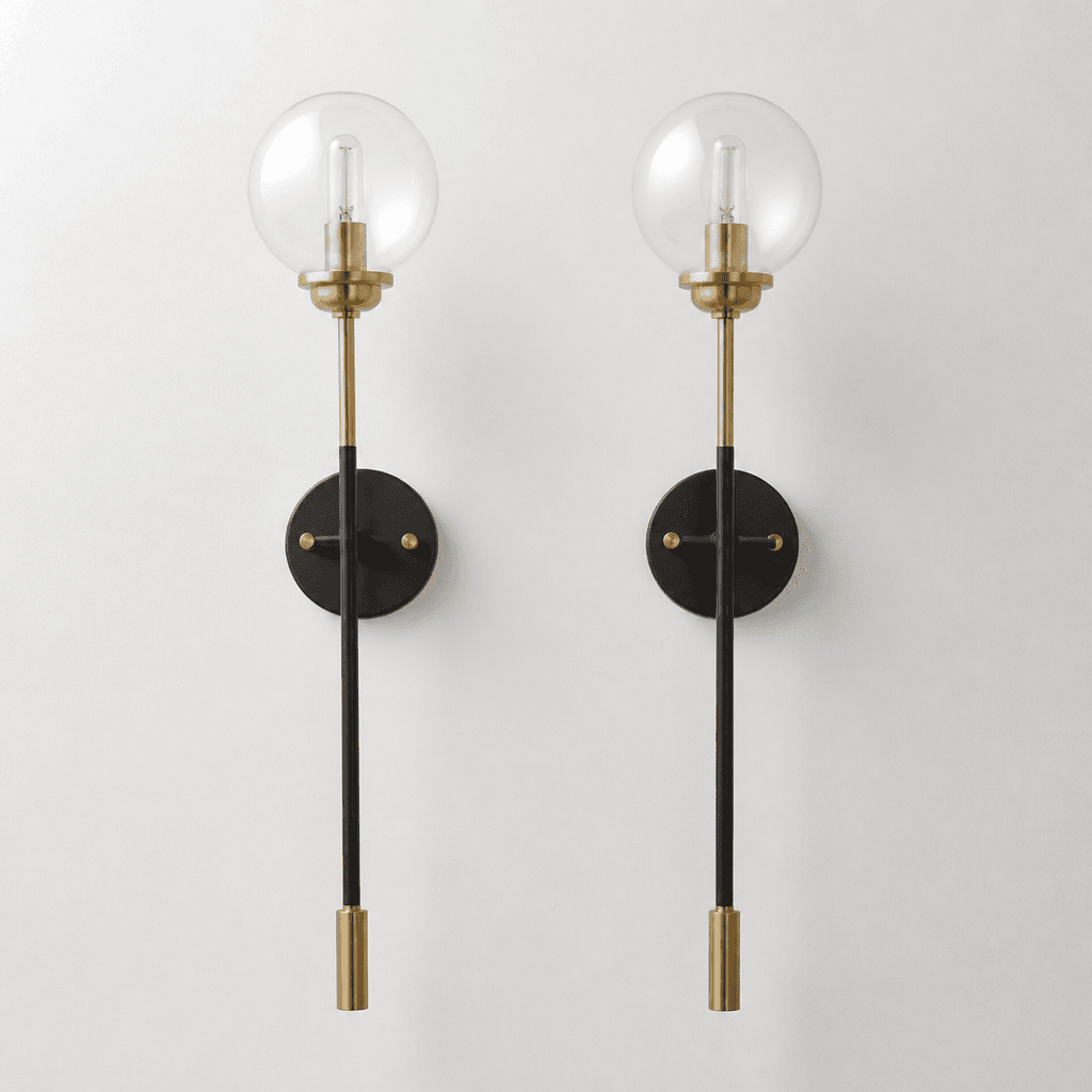 Minimalist Wall Sconce Pair