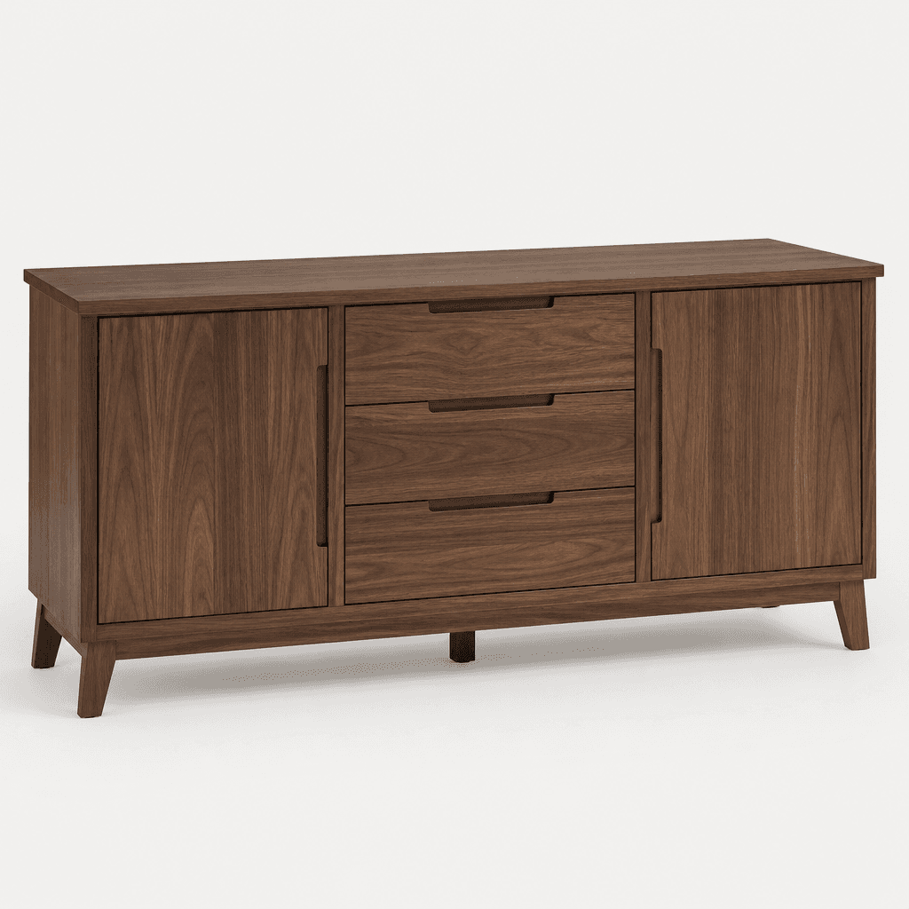 Walnut Sideboard Buffet