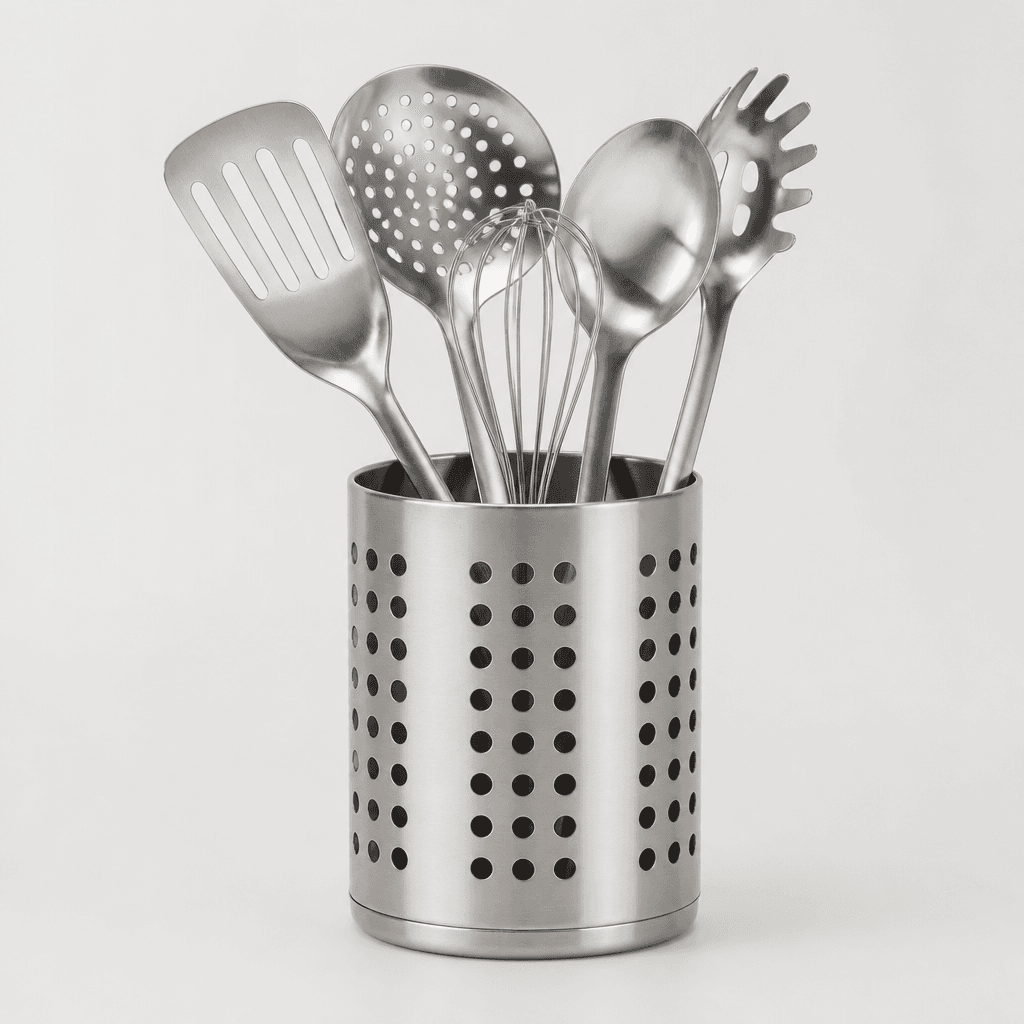 Stainless Steel Utensil Caddy