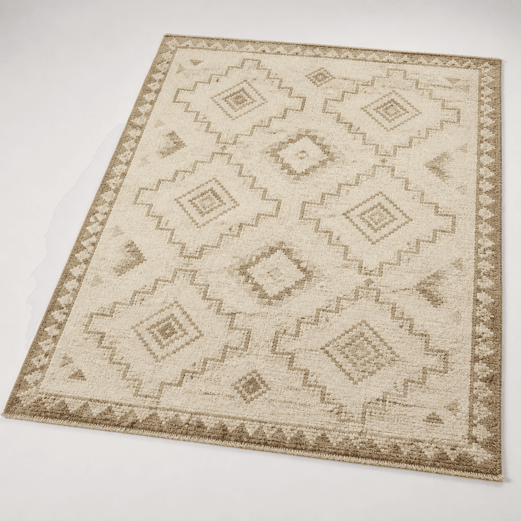 Moroccan Geometric Area Rug