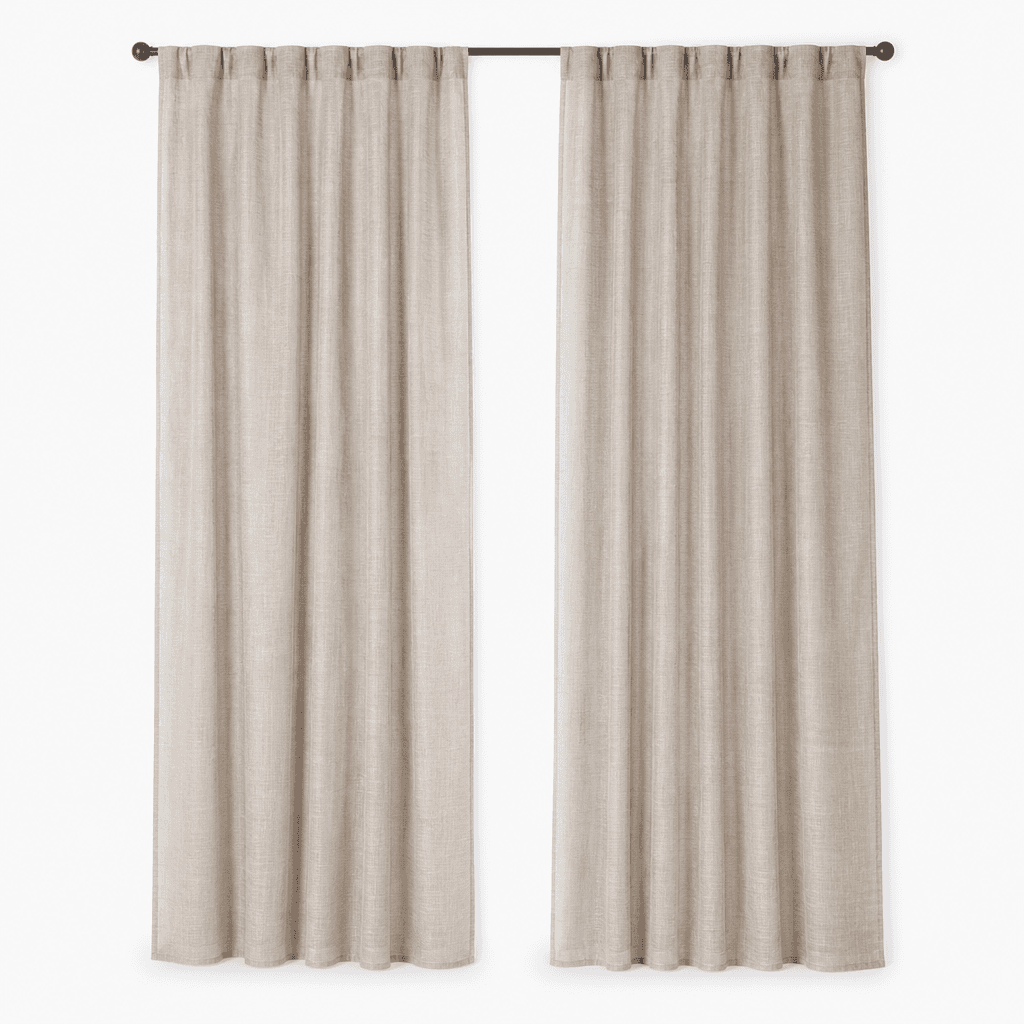 Linen Curtain Panel Pair