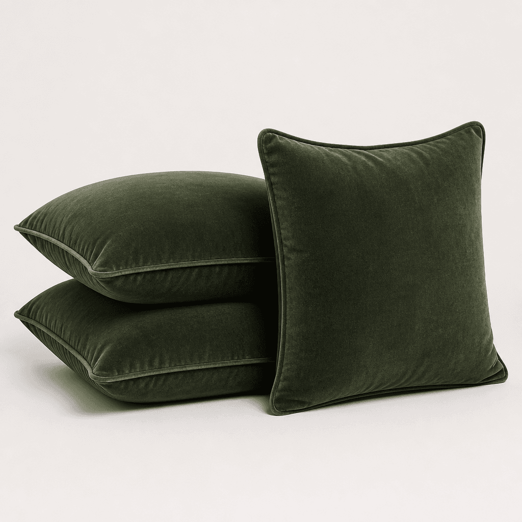 Velvet Cushion Cover Set