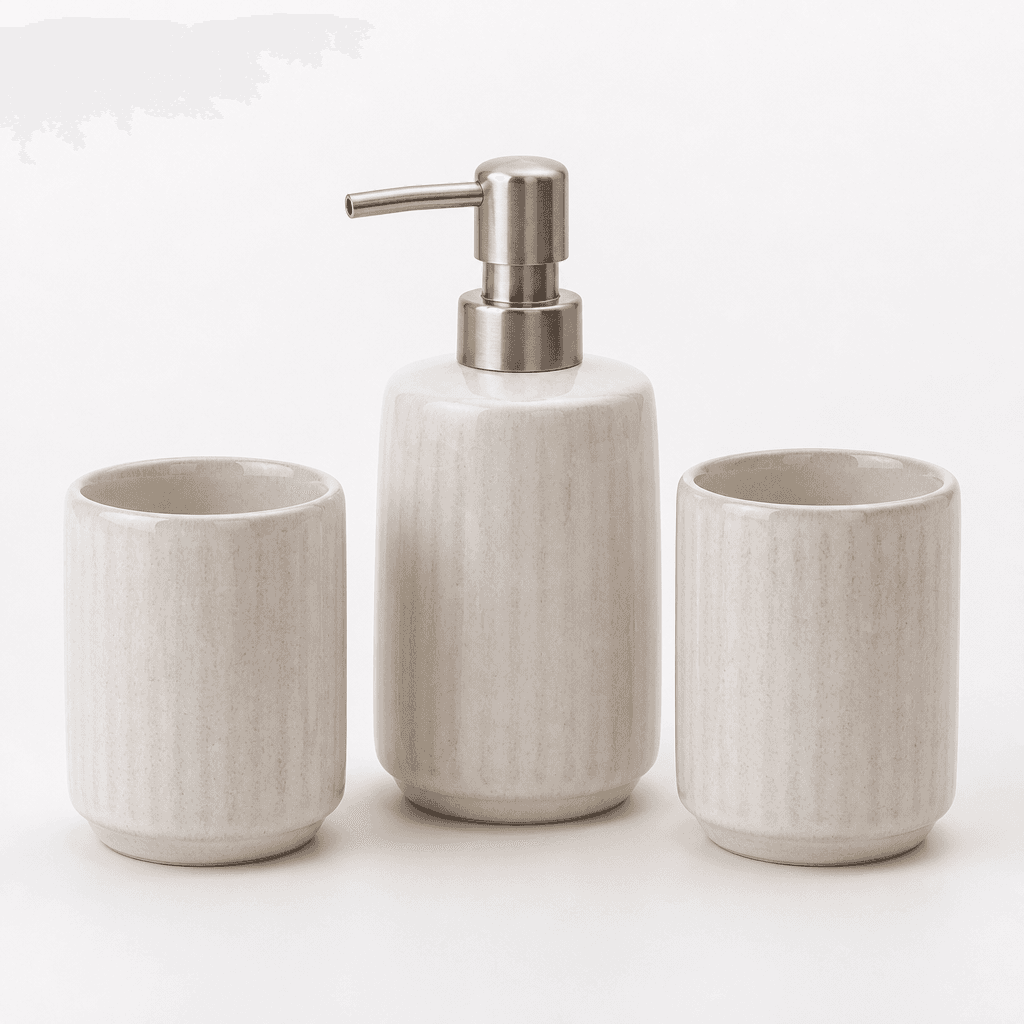 Ceramic Soap Dispenser Trio